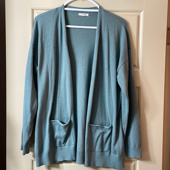 Maurices Sweaters - Maurices cardigan, large, sage green/gray blue color